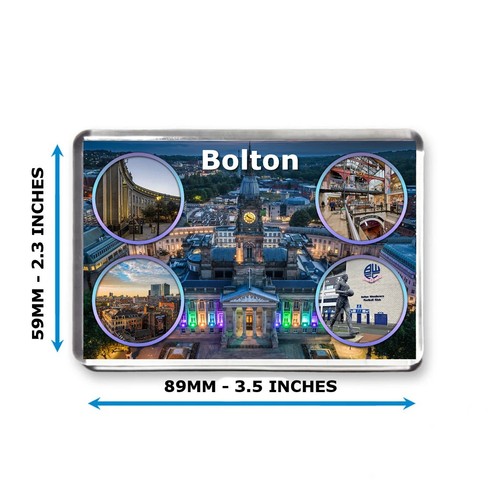 Bolton jumbo fridge magnet - -,