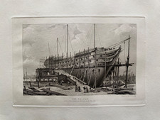 1815 Antique Print; HMS