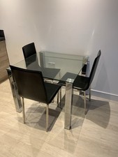 Full Set Dining Table with 4 Chairs
