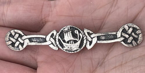 Antique sterling silver viking - antique,