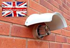 Cowl Guard-Boiler Flue Rain Cover -  White