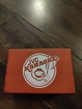 Jvc karaoke cassette tape storage box red vinyl type finish