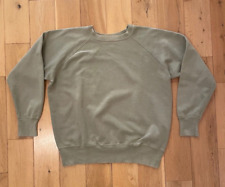The Real McCoy's Vintage Loopwheel Sweatshirt Green Large Made In Japan