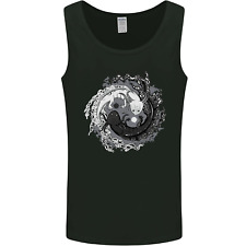 Axolotl Yin Yang Mens Vest Tank Top