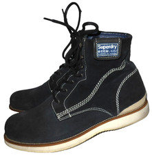 SUPERDRY MEN BLUE LEATHER LACE