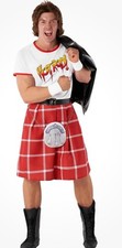 Adult Men’s Rowdy Roddy Piper WWE Fancy Dress Costume Wrestling Stag Night Large