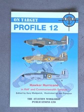 On Target Profile 12 Hawker Hurricane In RAF and Commonwealth Service Book 