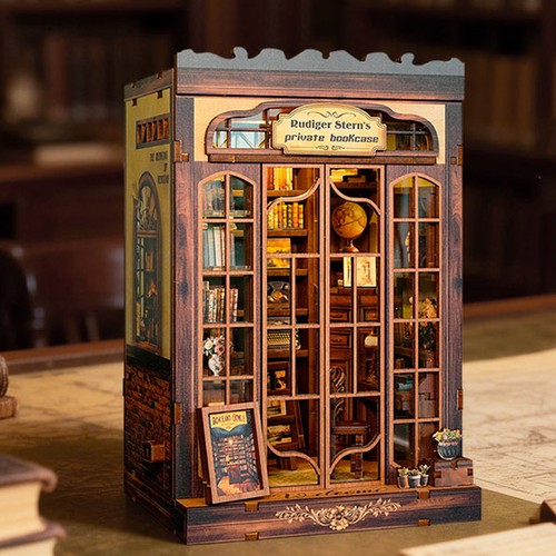 Wooden book nook kit - wooden,