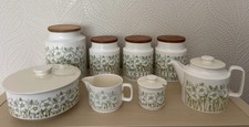 Hornsea Fleur Collection Vintage  Tea Pot Storage Jars Etc