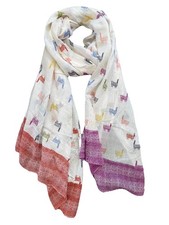 White Stuff Printed Scarf With
