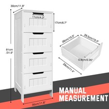 Bathroom Drawers | White 4