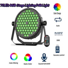 72 LED 360W RGBW DMX Par Can