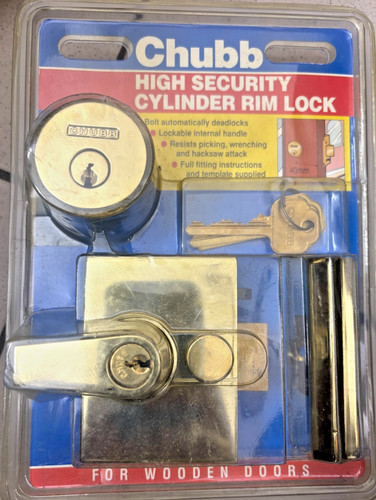 Chubb 4l73 brass finish - chubb,