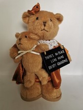 Flame Homeware Decorative Teddy Bear There's No Place Like Home Except Grandma's