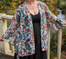 Kimono top Party summer silk style cover up 10 12 14 16 18 20 hippy wedding plus