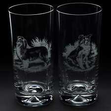 Sheltie Dog Highball Glass -