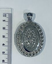 Sterling Silver 925 Large Oval