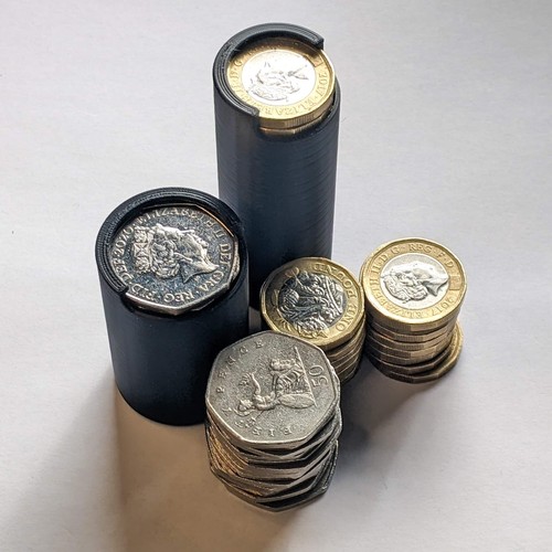 50p coin dispensers - 50p,