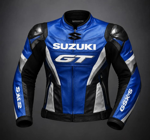 Men blue suzuki - men's, leather