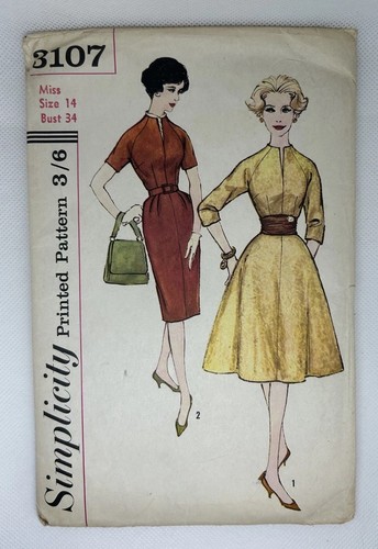 Vintage 1950s simplicity - simplicity, 3107