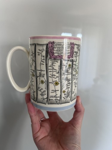 Wedgwood strip map kingdom - map, of
