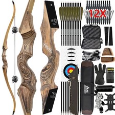 60" Recurve Bow Arrows Set