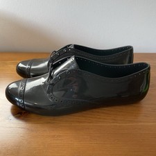 Mel By Melissa Black Lace Up Brogue Shoes Size 5 Never Worn