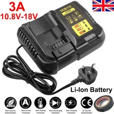Battery Charger Replace for Dewalt DCB112 10.8V-18V DCB182 DCB200 DCB184 DCB180