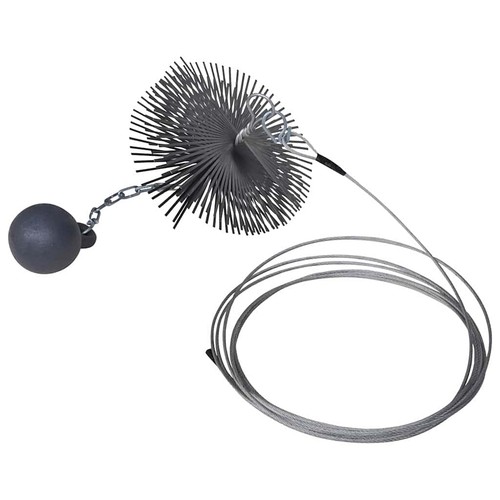 Round chimney cleaning brush - round,