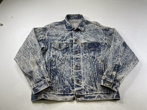 Levis denim jacket acid wash - levis,