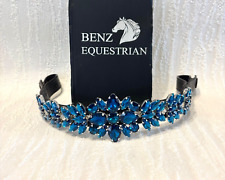 Teal blue sapphire Bling