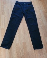 United Colours of Benneton Mens Moleskin Velvet Look Slim Trousers Size 32 Vgc