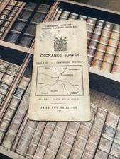 ANTIQUE O/S MAP OF CAMBRIDGE