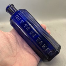 LOVELY BLUE GLASS VICTORIAN