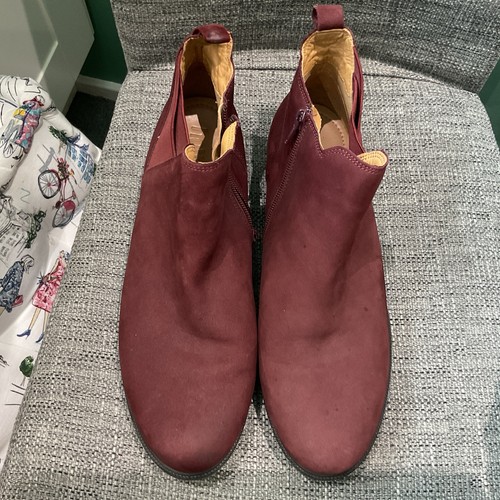 Hotter york burgundy suede - hotter,
