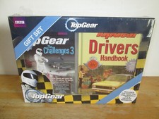 Top Gear Gift Set The Challenges 3 DVD & Drivers Handbook, Sealed but Box Damage