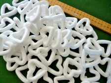 63 White Polystyrene  Foam Diy Craft Heart-Shaped Wedding Party