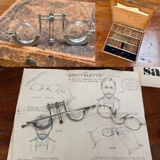 Victorian Leather Clad Optician Lens Set “The Spectalette” by J.J Wood Liverpool