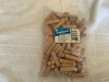 Silverline 675212  birch dowel pins 10x 40mm pack 200 carpentry cabinets