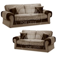 Portland Brown & Beige Large