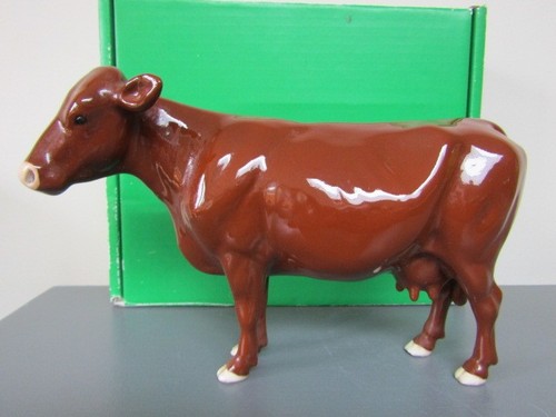 Beswick red poll cow - beswick, cow(rare
