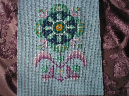 Completed cross stitch - 1,