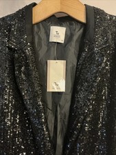 New Lovely Tu Black Sequin