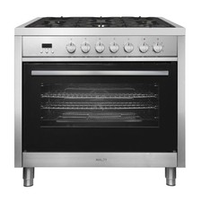 Inalto 90cm Dual Fuel Range Cooker - Stainless Steel IR90DFSS