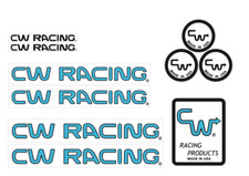 Racing decal set blue - decal,