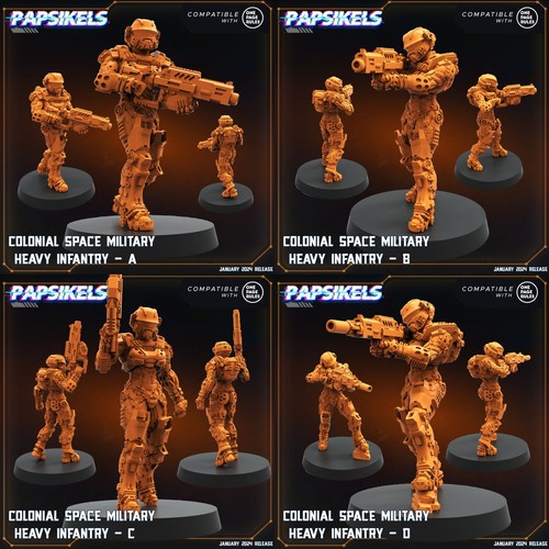 Colonial space military heavy - space,