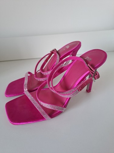 Zara strappy sandals ankle - zara,