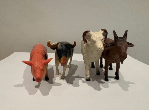Plastic farm animal figures - animal,