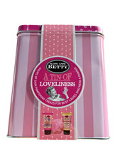 New ALONG CAME BETTY Tin Of