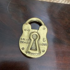Vintage Brass Faux Padlock